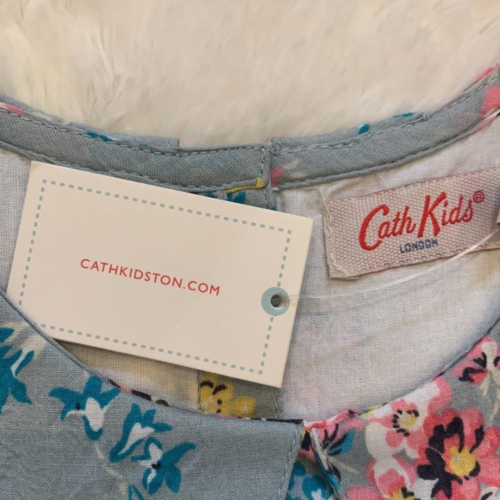 6-12 M Cath Kids London Floral Dress with Carter’s Sweater - Picture 12 of 15